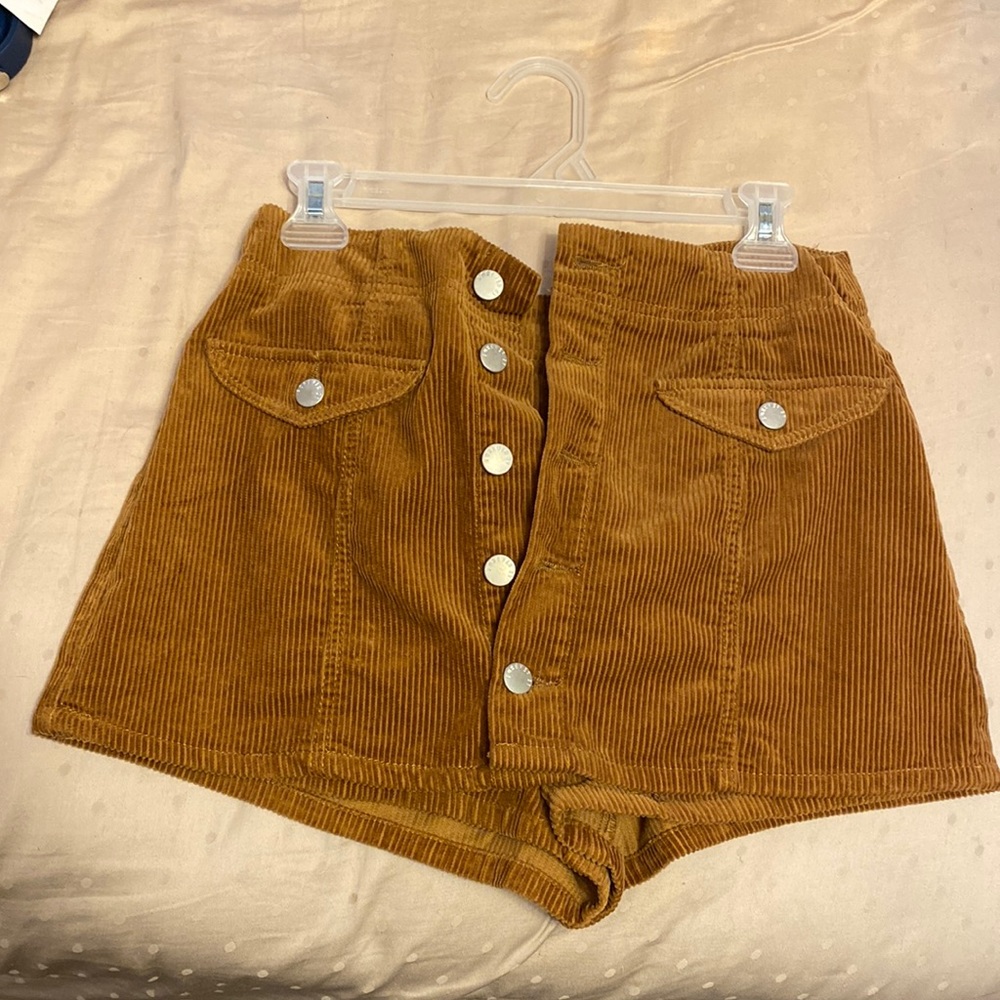 Forever 21 brown corduroy skort